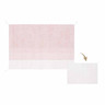 Tapis coton réversible enfant - rose - 140 x 200 cm