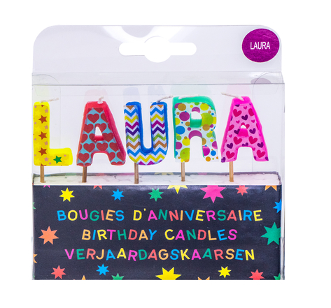 Bougies d'anniversaire Laura