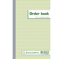 Orderbook Ligné 21x13 5cm 50 Feuillets Double Autocopiant - Blanc - X 10 - Exacompta