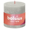 Bolsius Bougies pilier rustiques Shine 3 Pièces 100x100 mm Gris sableux