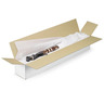 Caisse carton longue simple cannelure à grande ouverture RAJA 80x15x15 cm (colis de 10)