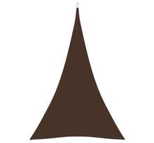 Vidaxl voile de parasol tissu oxford triangulaire 4x5x5 m marron