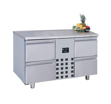 Table Réfrigérée Positive Série 700 - 4 ou 6 Tiroirs - Combisteel - R290Acier inoxydable1300x700