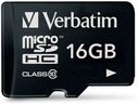 Carte mémoire Micro Secure Digital ( micro SD) Verbatim 16 Go SDHC Class 10
