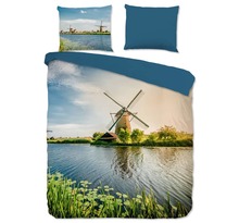 Good morning housse de couette windmill 200x200 cm multicolore