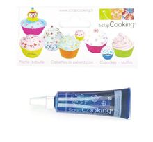 Colorant alimentaire liquide - tube 10 g - bleu