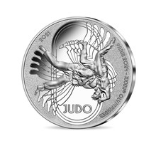 Monnaie de 10€ argent BE - Jeux Olympiques de Paris 2024 - Série Sports Judo