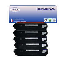 5 Toners compatibles avec Brother TN325 TN326 pour Brother DCP-9055CDN, DCP-9270CDN, DCP-L8400CDN, L8450CDW Jaune - 3 500 pages - T3AZUR