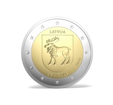 Pièce de monnaie 2 euro commémorative Lettonie 2018 – Sémigalie