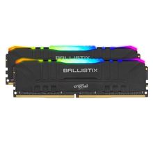 CRUCIAL Ballistix Black RGB 2x8GB (16GB Kit) DDR4 3000MT/s  CL15 RGB