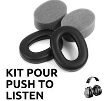 Kit d'hygiène pour casque anti-bruit peltor push to listen