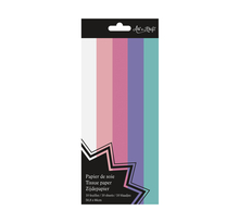 10 feuilles de papier de soie - couleurs pastel