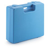 Mallette plastique bleu à poignée intégrée 309x282x100 mm (colis de 10)