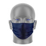 Masque Bandeau - Uni - Bleu - Taille L - Masque tissu lavable 50 fois