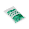 Sachet plastique zip transparent à bandes blanches 50 microns 7 x 10 cm (colis de 1000)