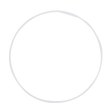 Armature abat-jour cercle Ø 25 cm blanc - Graine créative