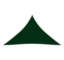 vidaXL Voile de parasol Tissu Oxford triangulaire 5x5x6 m Vert foncé