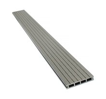 Lot de 3 lames de terrasse composite alvéolaires - long: 2 4m - surface 1m² - gris