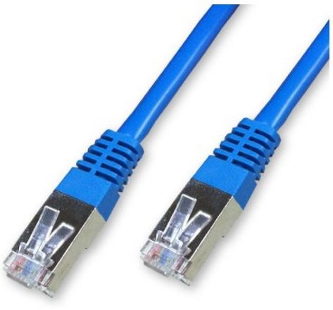 Câble/Cordon réseau RJ45 Catégorie 6 FTP (F/UTP) Droit 20m (Bleu)
