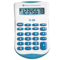 Calculatrice TI-501, 8 chiffres TEXAS INSTRUMENTS