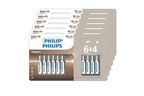 Philips lot de 60 piles aaa (6 packs de 6+4)