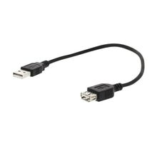 NEDIS USB 2.0 Cable - A Male - A Female - 1.0 m - Noir