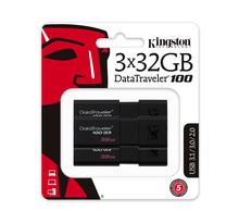 KINGSTON 32GB USB 3.0 DT 100 G3 3pcs 32GB USB 3.0 DataTraveler 100 G3 3pcs