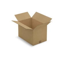 Caisse carton brune simple cannelure RAJA 45x30x30 cm (colis de 25)