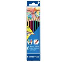 Etui de 6 Crayons de couleur WOPEX Triangulaire Assortis STAEDTLER