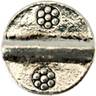 Perle métal disque Ø 14 mm Argenté (10 pièces) - MegaCrea
