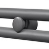 vidaXL Sèche-serviettes eau chaude à rails droits gris 500x764 mm