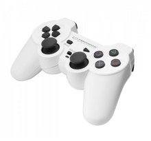 Esperanza EGG106W Manette de jeu Noir  Blanc USB Manette de jeu Analogique/numérique PC  PlayStation 2  PlayStation 3
