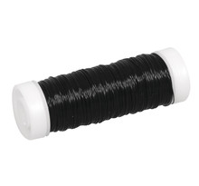 Fil bijoux pour crocheter, 0,30 mm bobine 50 m, noir
