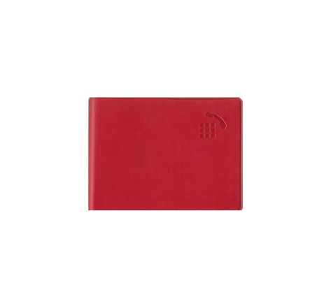 Répertoire / Carnet d'adresses 7.2 x 9,5 cm - Rouge