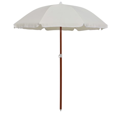 Vidaxl parasol avec mât en acier 180 cm sable