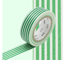 Masking tape mt 1 5 cm ligne vert menthe