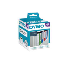 Dymo labelwriter boite de 1 rouleau de 110 étiquettes blanches classeur dos large 59mm x 190mm