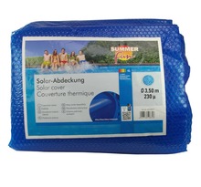 Summer fun couverture solaire de piscine d'été rond 350 cm pe bleu