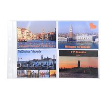 Sachet de 10 pochettes perforées pour classeur de cartes postales - Format 38,5x24,... EXACOMPTA