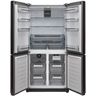 SHARP Réfrigérateur 4 Portes, 588 L, Dark inox