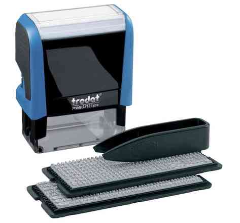 Kit timbre à encrage automatique Typo Printy 4912 TRODAT