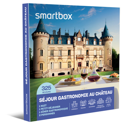Smartbox - coffret cadeau - séjour gastronomie châteaux et belles demeures