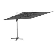 Vidaxl parasol cantilever à led anthracite 400x300 cm