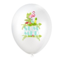 6 ballons gonflables - summer - ø 28 cm