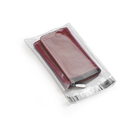 Sachet plastique transparent haute brillance à fermeture adhésive 40 microns 8x18 cm (lot de 1000)