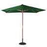 Parasol de terrasse carré professionnel à poulie de 2 5 m vert - bolero - polyester2730