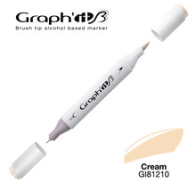 Marqueur manga à l'alcool Graph'it Brush 1210 Cream - Graph'it