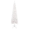 Vidaxl arbre de noël mince avec led blanc 150 cm