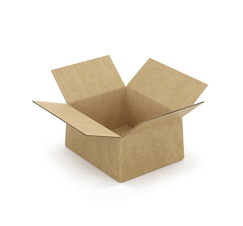 Caisse carton brune simple cannelure à montage instantané RAJA 16x13x8 cm (colis de 20)