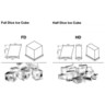 Machine à Glaçon Cube 60 à 136 kg/jour - Série FD/HD - Icetech -               59 kg par 24 heures